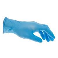 Rękawice nitrylowe niebieskie A100 L