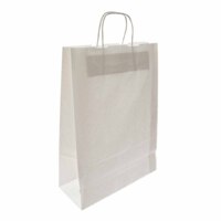 Torba papierowa z uchwytem sznurkowym 25X11X32 biała -  Opakowania papierowe