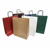 Torba papierowa z uchwytem sznurkowym 25X11X32 brązowa -  Opakowania papierowe