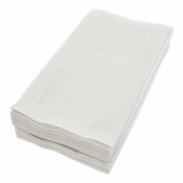 Torby fałdowe białe 255 A500