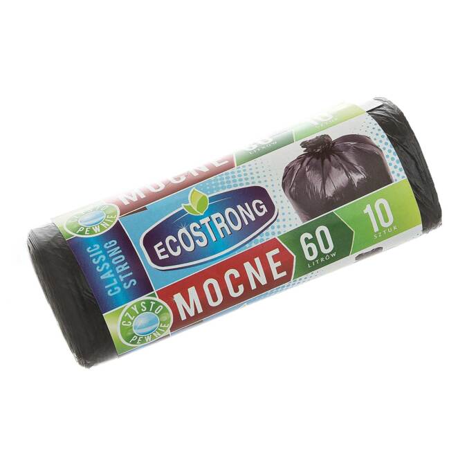 Worki na śmieci LD 60L  A10 czarne
