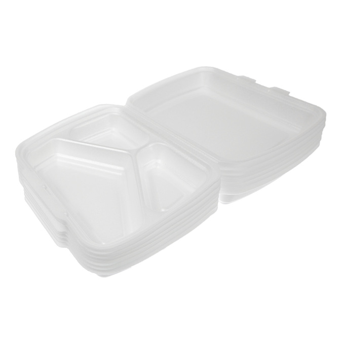 Menu Box trójdzielony 4/3 biały A125